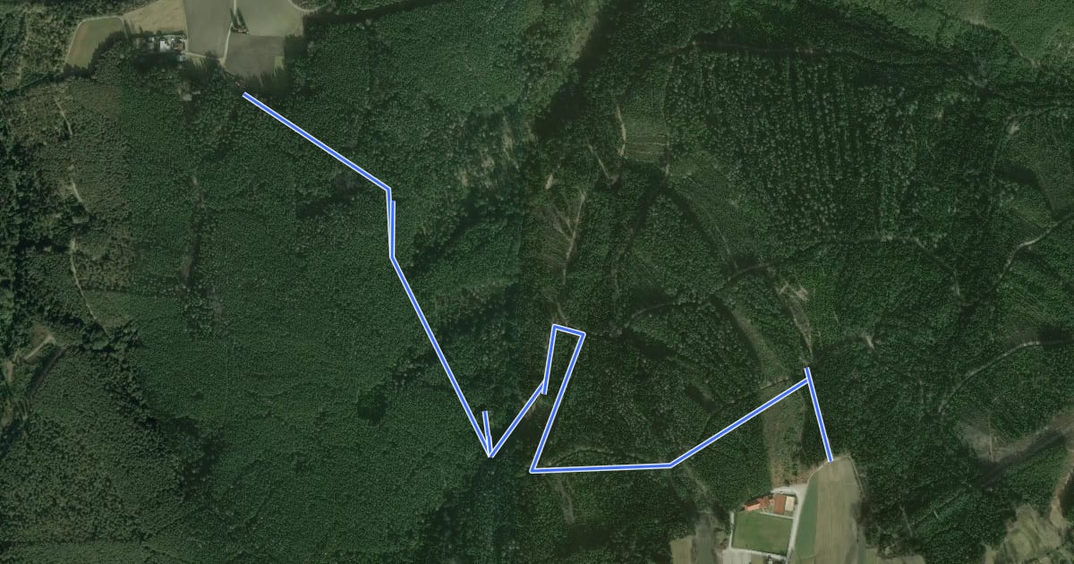 Маршрут Wiener Bründlweg (Penk) на спутниковом снимке