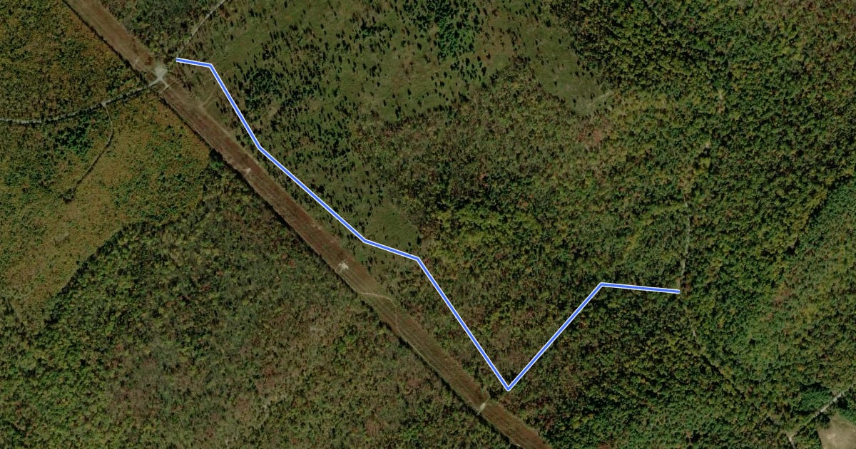 Маршрут Wigwam Trail на спутниковом снимке
