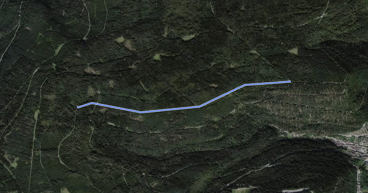 Маршрут Wildbader Kopf - Soldatenbrunnenhütte на спутниковом снимке