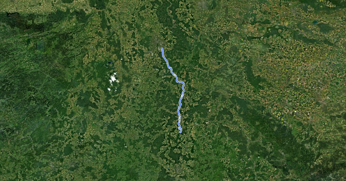 Маршрут Wildbahn (Abschnitt Lohfelden-Neukirchen) на спутниковом снимке