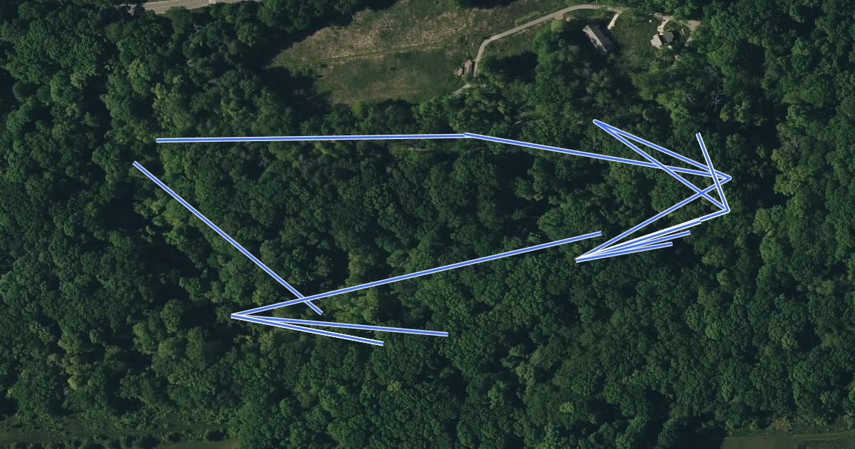 Маршрут Wildflower Loop Trail на спутниковом снимке