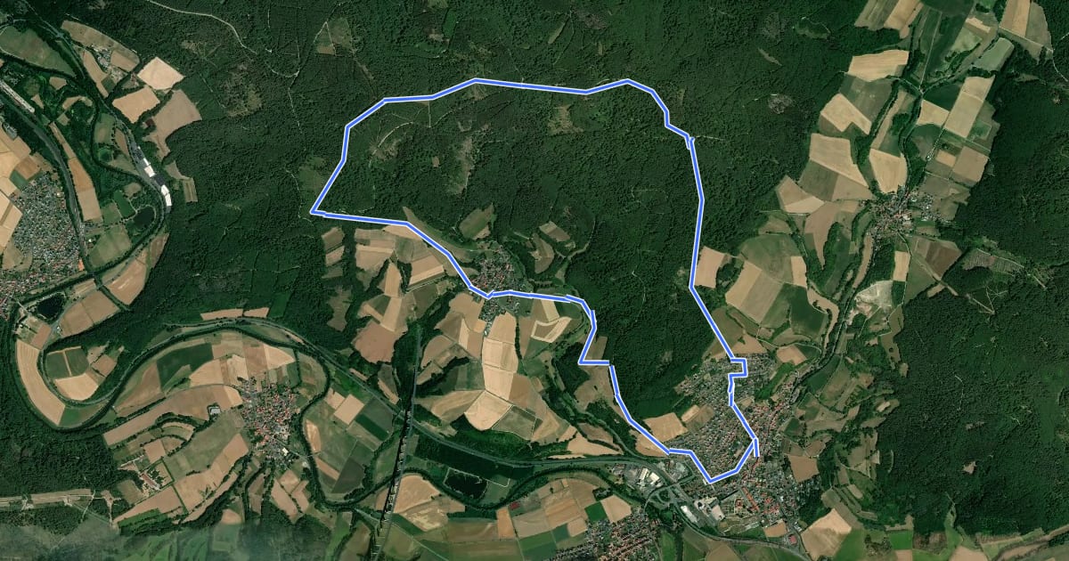 Маршрут Wildsberghüttenweg на спутниковом снимке