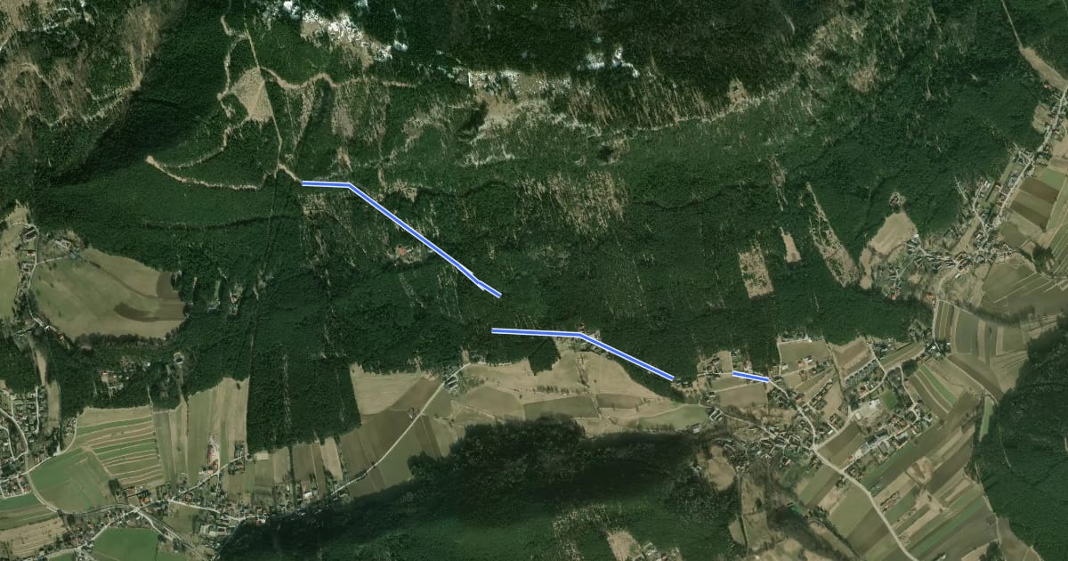 Маршрут Wilh. Eicherthütte über Bindersteig (Oberhöflein - Seiser Toni) на спутниковом снимке