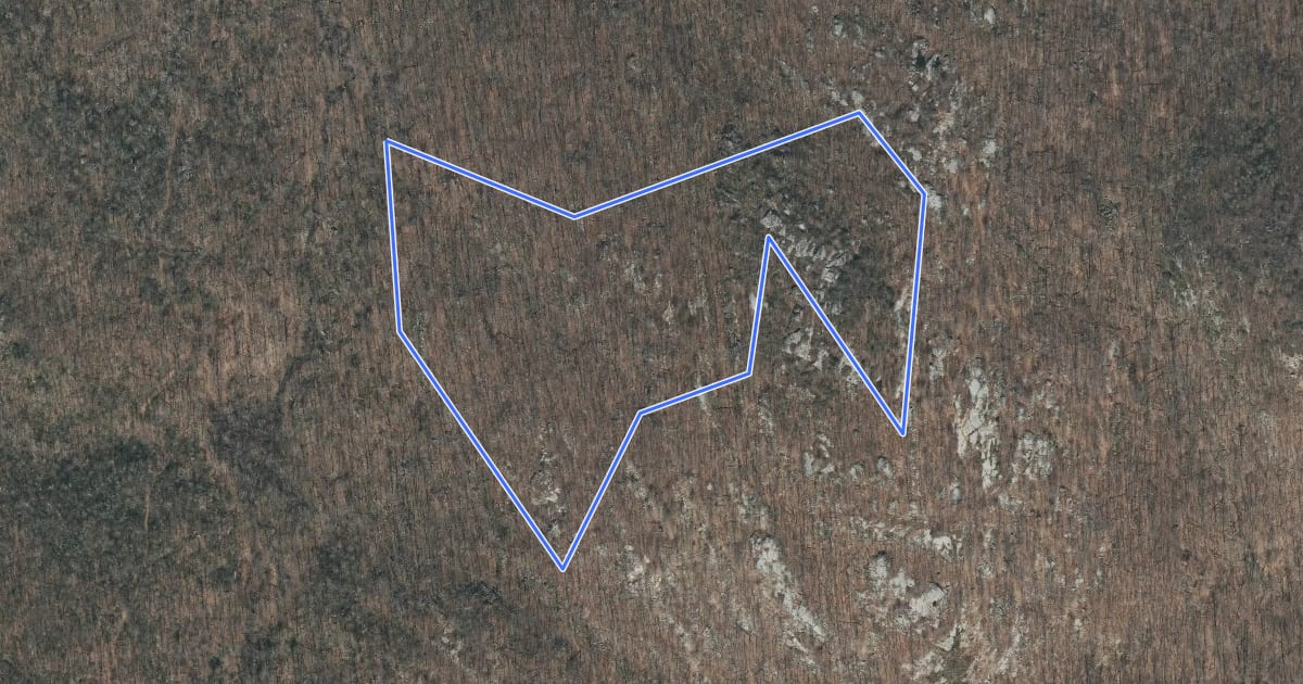 Маршрут Will Monroe Loop Trail на спутниковом снимке
