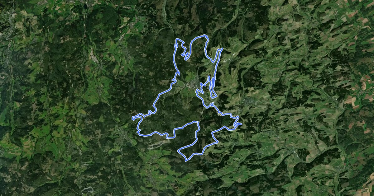Маршрут Willinger_Trail_Quartett на спутниковом снимке
