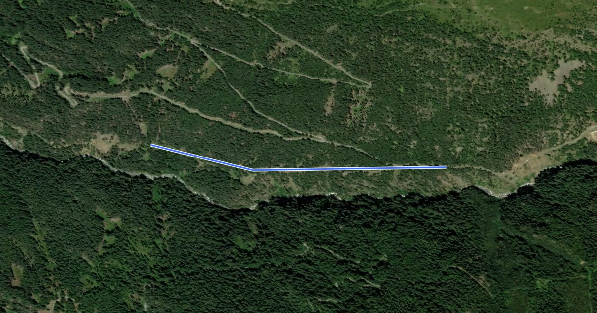 Маршрут Windach Trail на спутниковом снимке