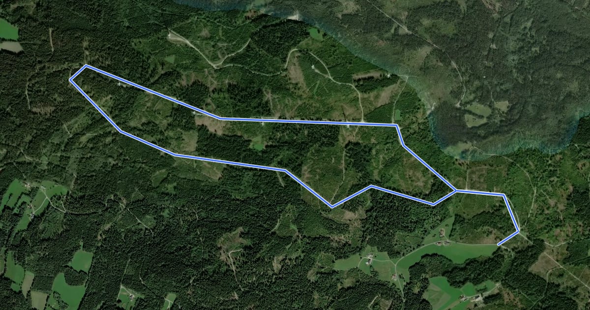 Маршрут Windparkrunde на спутниковом снимке