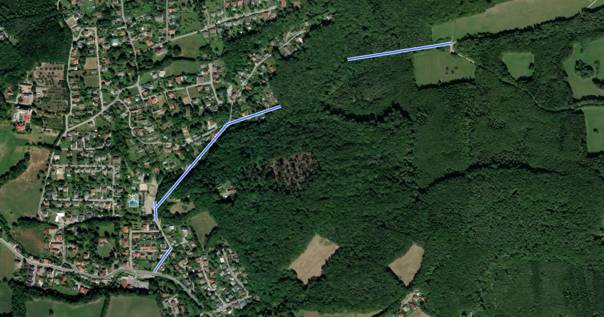 Маршрут Winkl zum Höhenwanderweg на спутниковом снимке