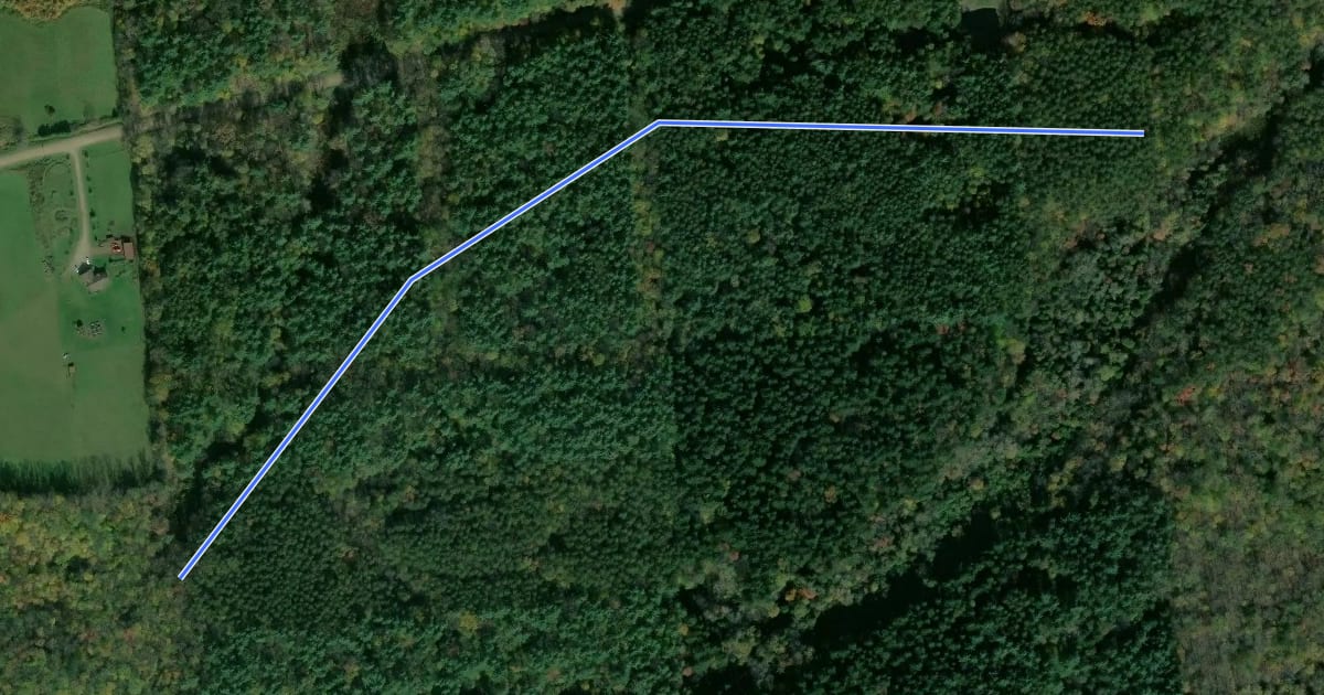 Маршрут Winona - Jimmys Jaunt Trail на спутниковом снимке