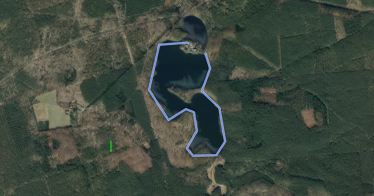 Маршрут Wirchensee Rundwanderweg. на спутниковом снимке