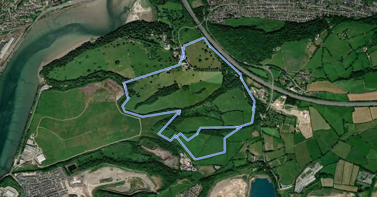 Маршрут Wixenford Way, Saltram на спутниковом снимке