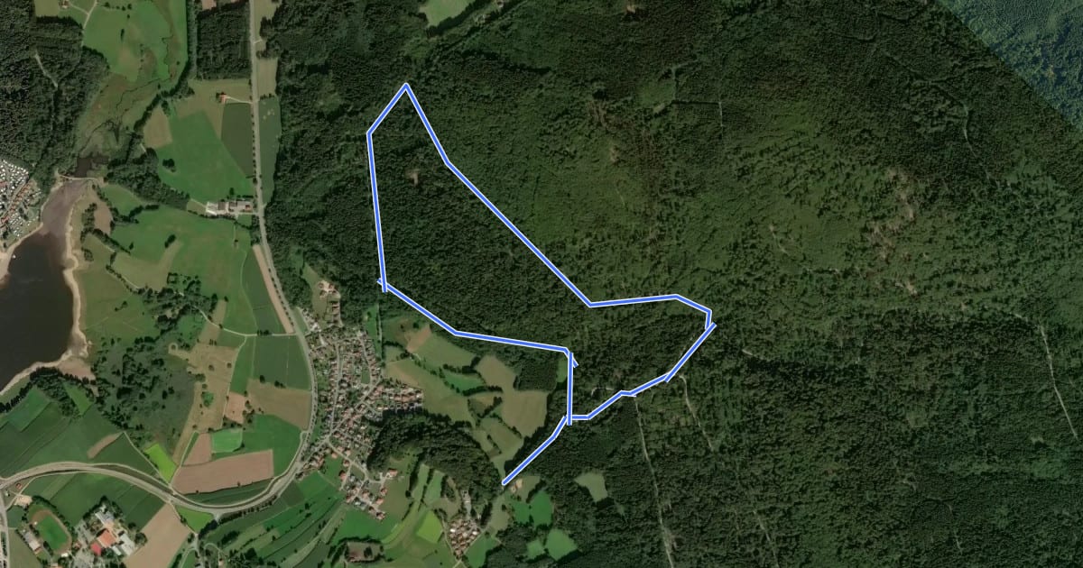 Маршрут Wm04 (Notarsteig) на спутниковом снимке