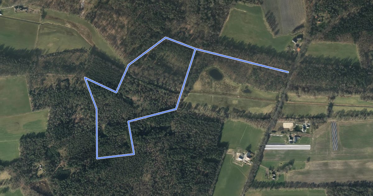 Маршрут WNW Salland - Oostermaet - gele route на спутниковом снимке