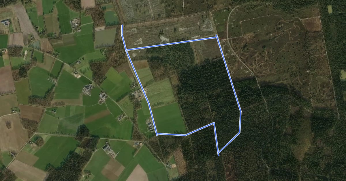 Маршрут WNW Twente - Helhuizen - rode route на спутниковом снимке