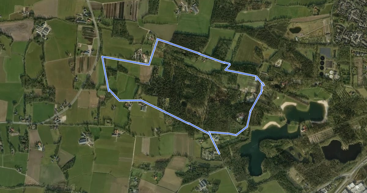Маршрут WNW Twente - Het Hulsbeek-West - blauwe route на спутниковом снимке