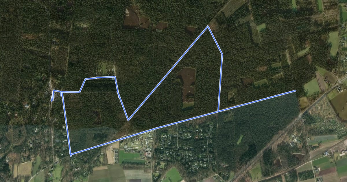 Маршрут WNW Twente - Holterberg/Sprokkelweg - blauwe route на спутниковом снимке