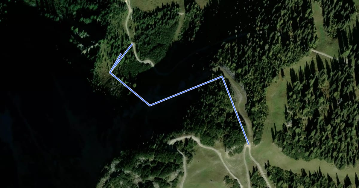 Маршрут Wolfratshauser Trail на спутниковом снимке