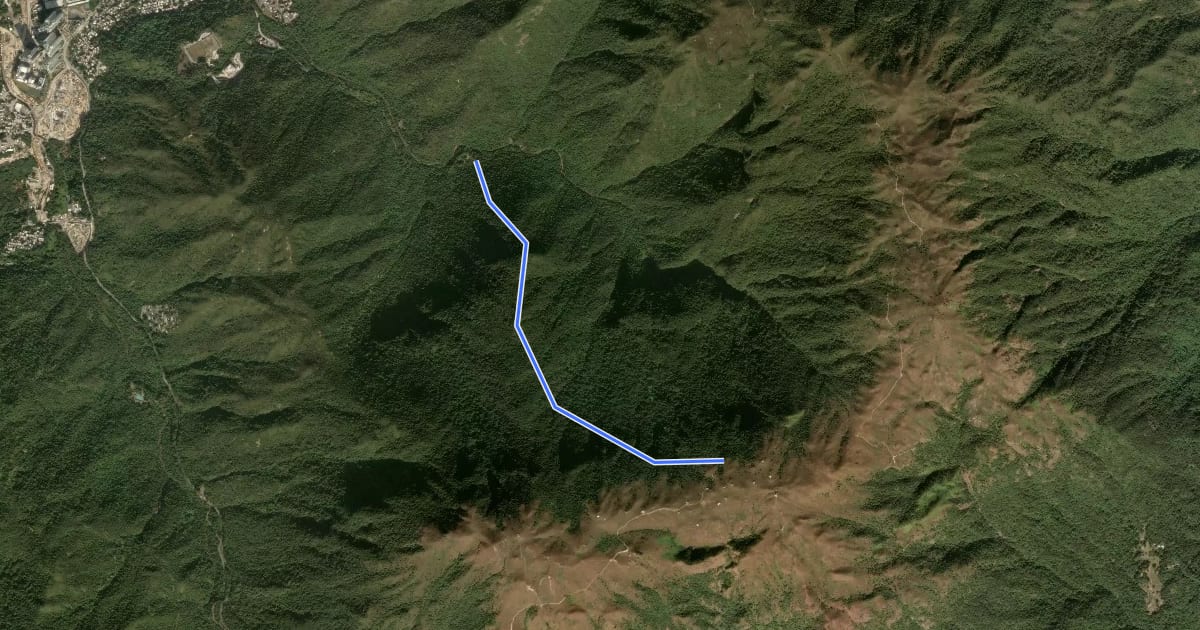 Маршрут 黃龍坑郊遊徑 Wong Lung Hang Country Trail на спутниковом снимке