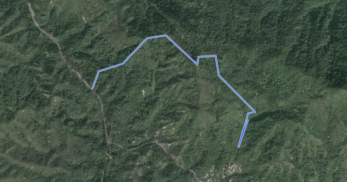 Маршрут 烏蛟騰郊遊徑 Wu Kau Tang Country Trail на спутниковом снимке