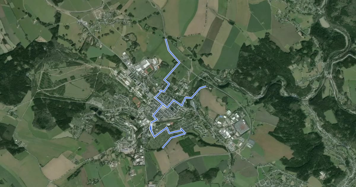 Маршрут Ww Marienberg - Rundweg Marienberg на спутниковом снимке