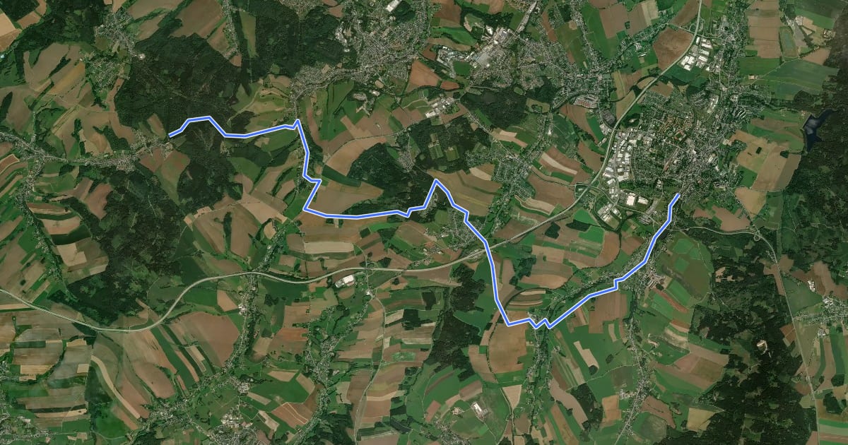 Маршрут WW Neuschönberg-Neuwürschnitz-Oberdorf-STL на спутниковом снимке