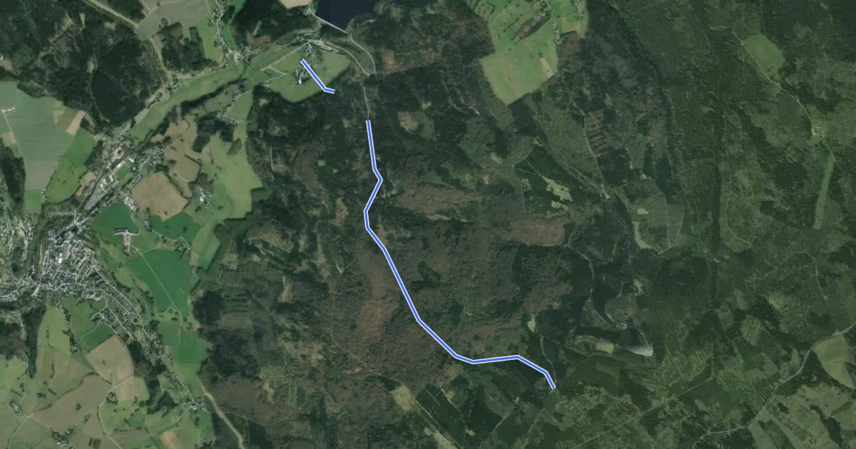 Маршрут Ww Rauschenbach - Zigeunerweg, Markierung z.T. mangelhaft на спутниковом снимке