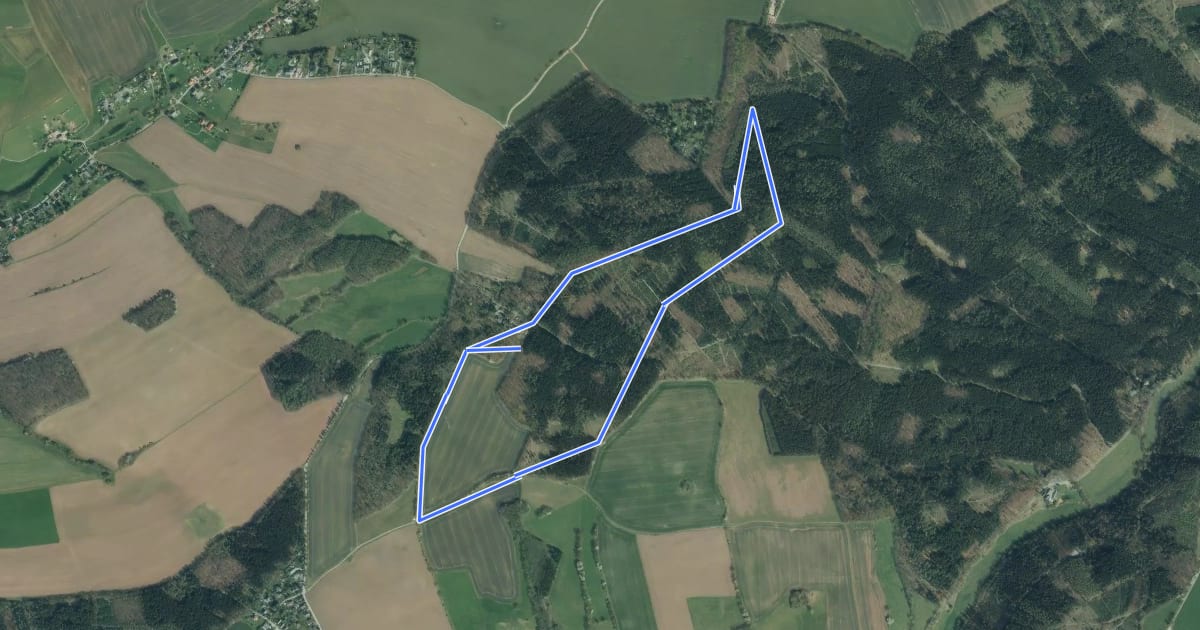 Маршрут Ww Rundweg Adelsberg на спутниковом снимке