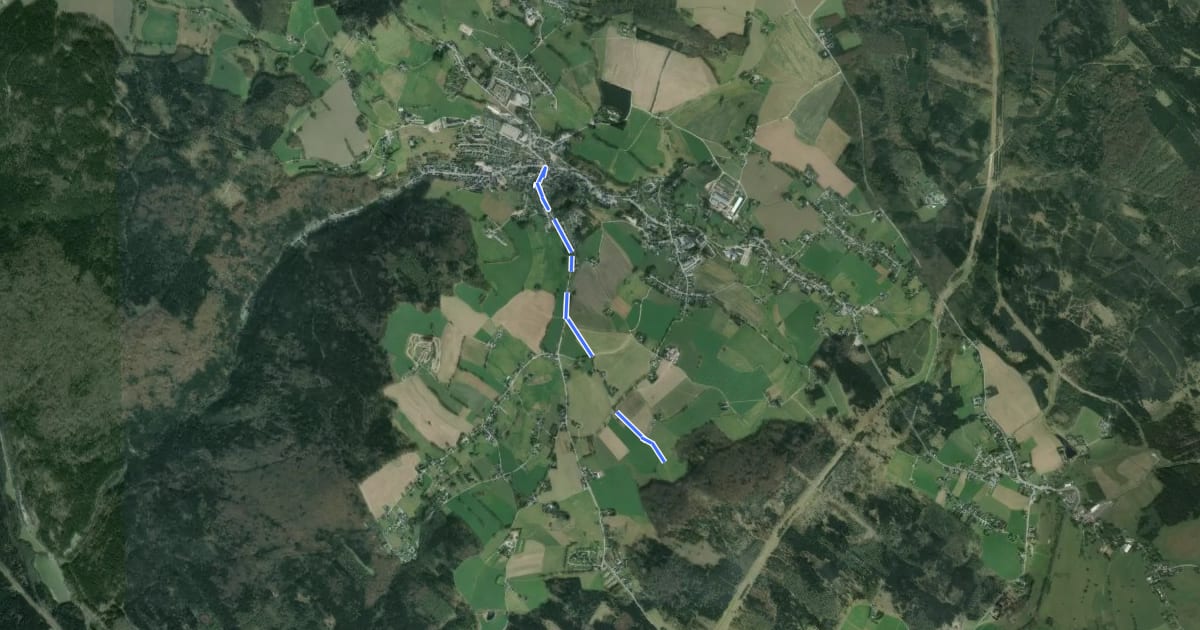 Маршрут Ww Seiffen - Schutzhütte am Rundweg на спутниковом снимке