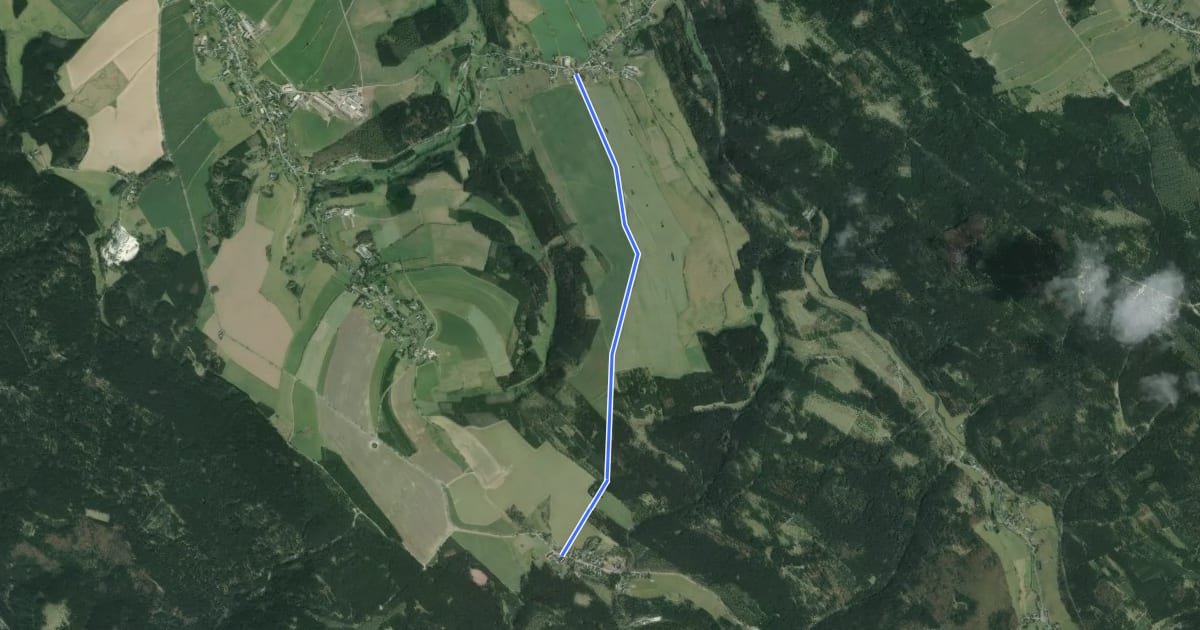 Маршрут Ww Seyde-Neuhermsdorf на спутниковом снимке