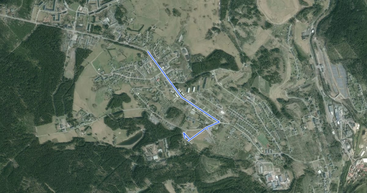 Маршрут WW Verbindung Steinbachtal-Oberjugel на спутниковом снимке