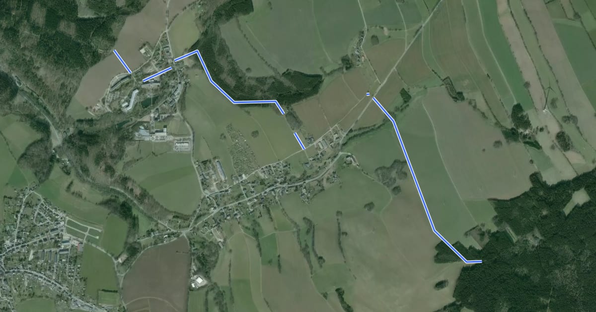 Маршрут Ww Warmbad über Palmbaum - Anschluß an EB на спутниковом снимке