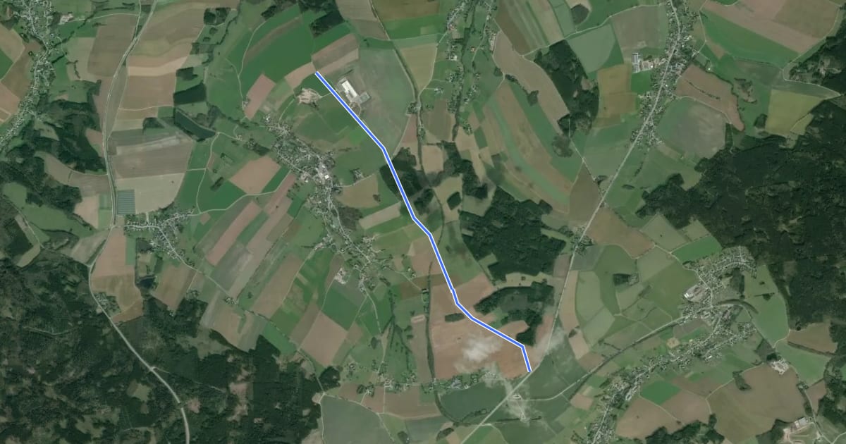 Маршрут WW Ziegelweg на спутниковом снимке