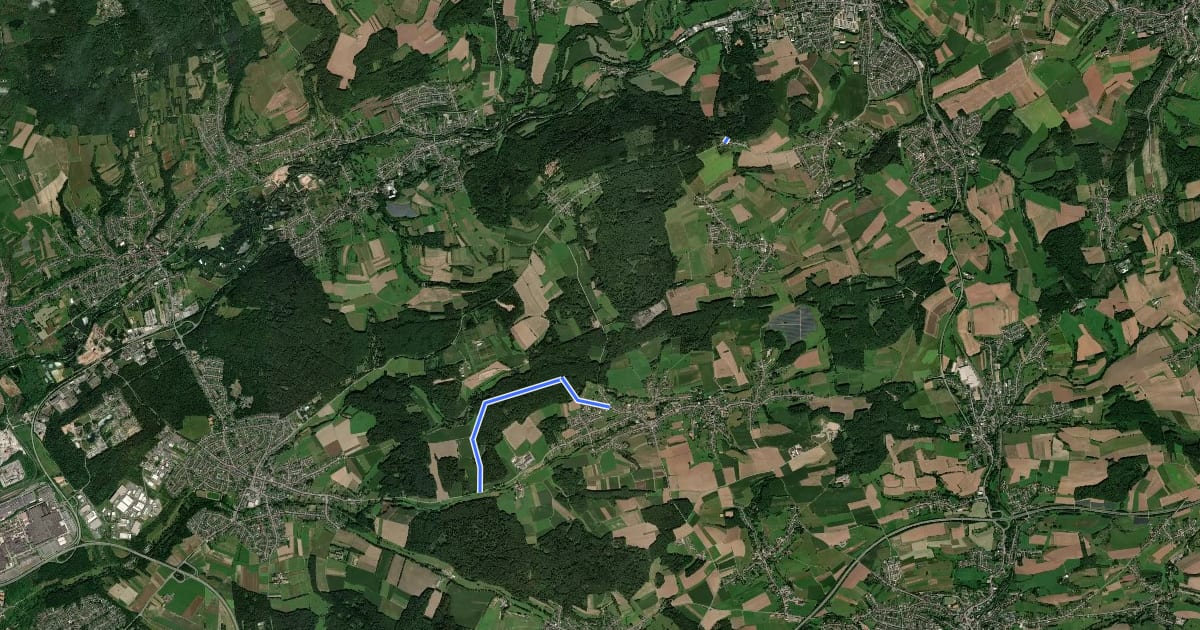 Маршрут WWWHülzweiler на спутниковом снимке