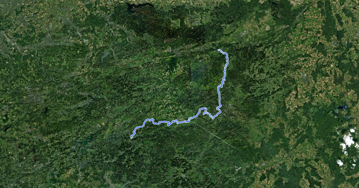 Маршрут X27 Friedrich-Wilhelm-Grimme-Weg на спутниковом снимке