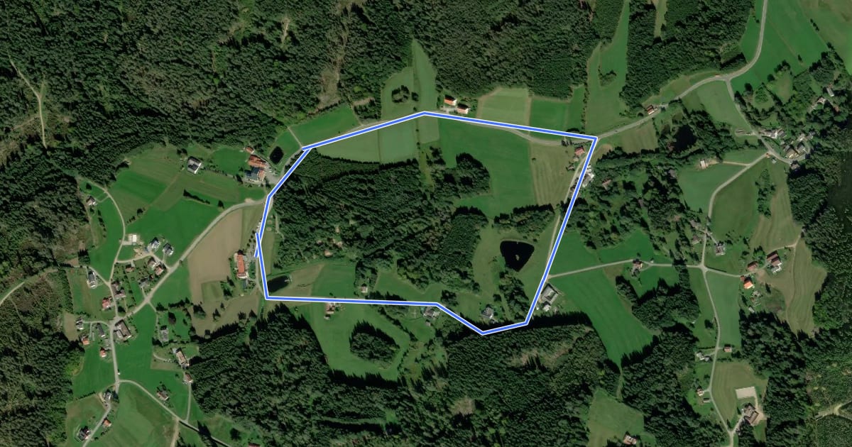 Маршрут Xundwärts-Route Forellenteich (2) на спутниковом снимке