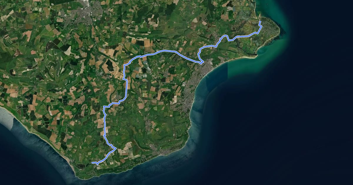 Маршрут Yar River Trail на спутниковом снимке
