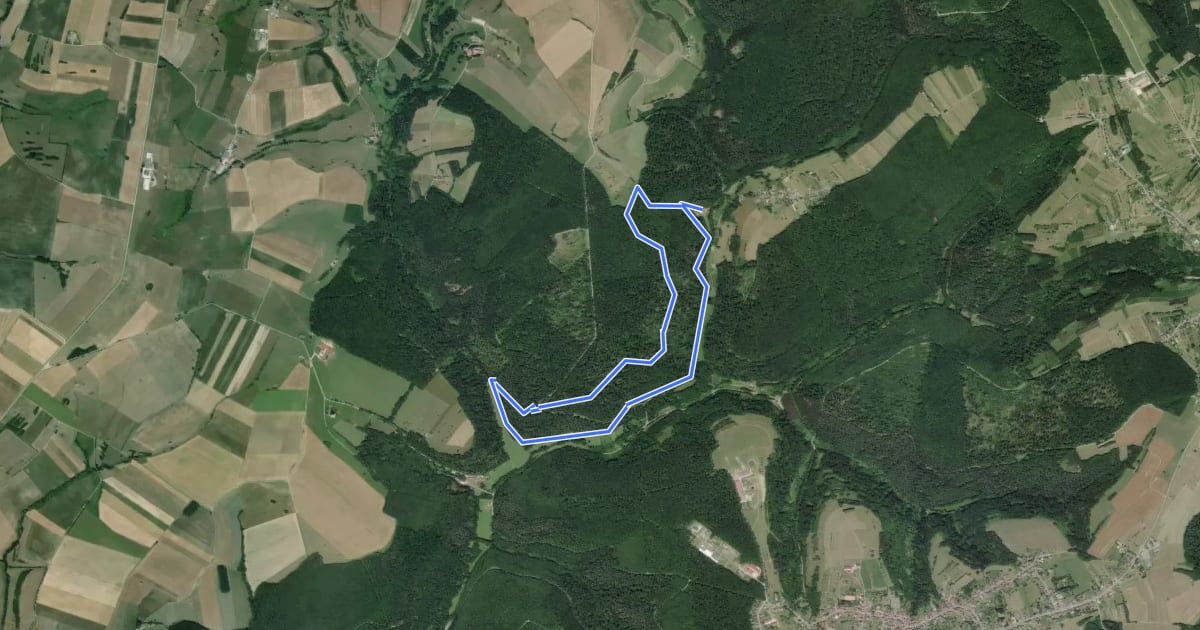 Маршрут Yellow ring на спутниковом снимке