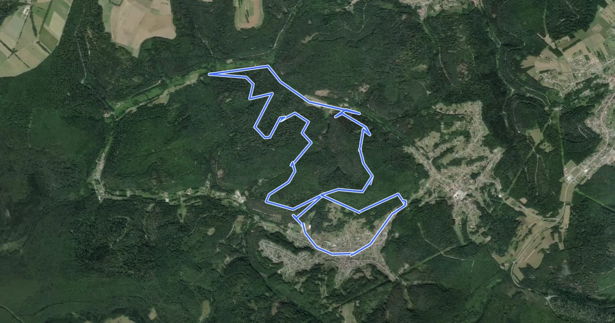 Маршрут Yellow ring на спутниковом снимке