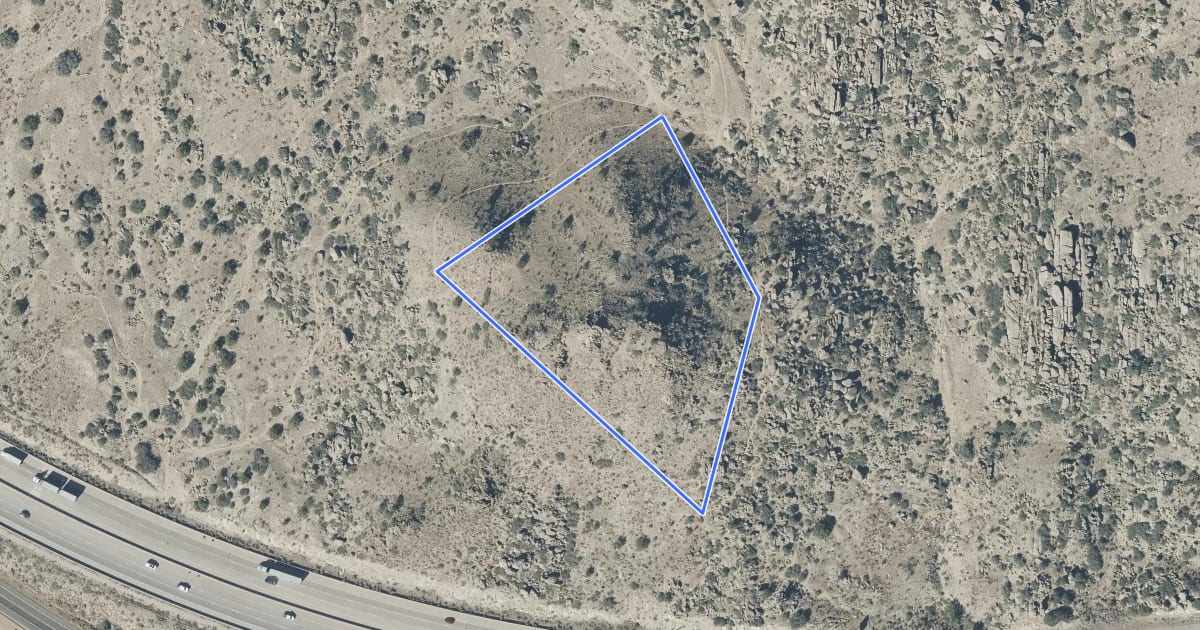 Маршрут Yucca Loop на спутниковом снимке