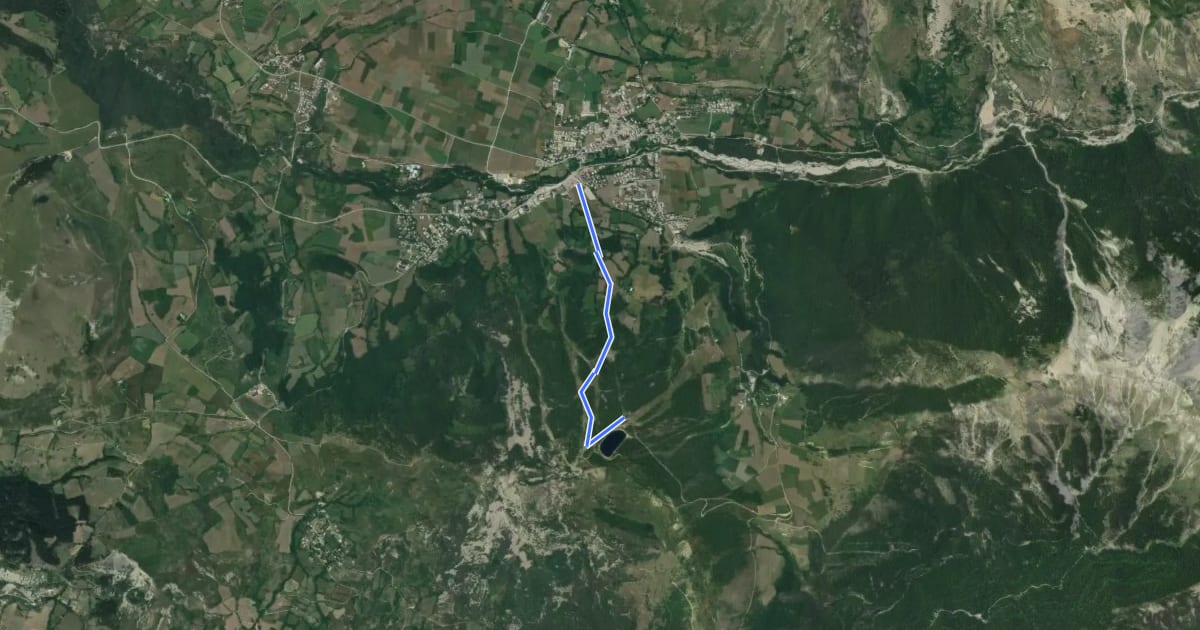 Маршрут Zénith на спутниковом снимке