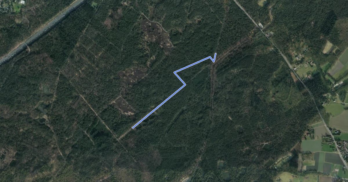 Маршрут Z11-Z13 на спутниковом снимке