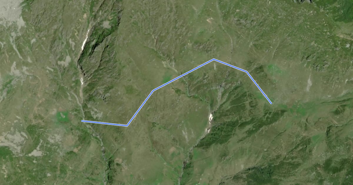 Маршрут Z14a Alpe Cunetta sopra - Alpe Fornale sopra на спутниковом снимке