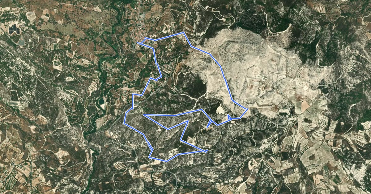 Маршрут Zalakas Nature Trail на спутниковом снимке
