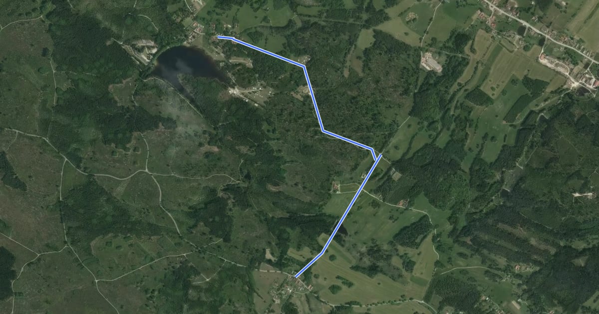 Маршрут ZBT-05 на спутниковом снимке