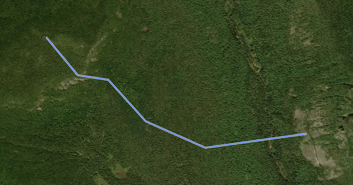 Маршрут Zeacliff Trail на спутниковом снимке