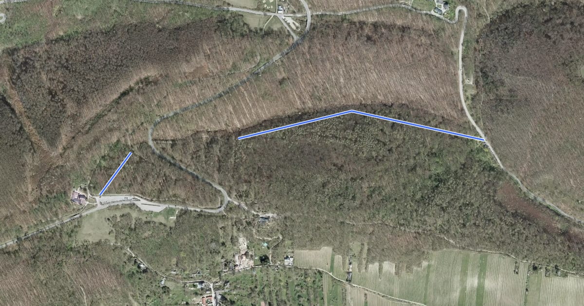 Маршрут Zierleiten - Dreimarkstein/Häuserl am Roan на спутниковом снимке