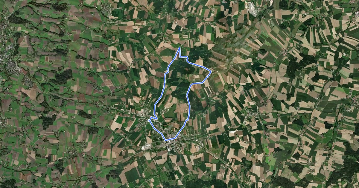 Маршрут Zur Mostschänke Oberndorf на спутниковом снимке